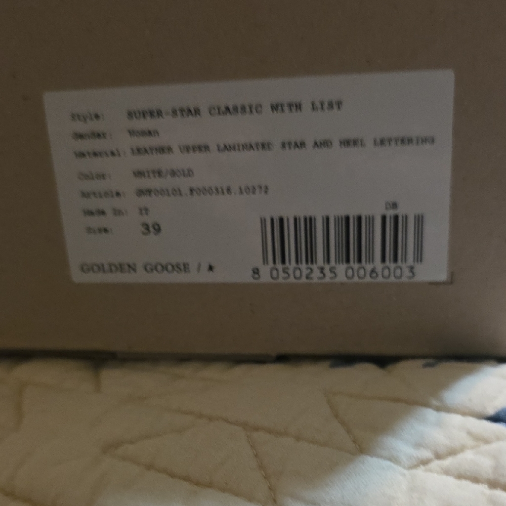 Golden Goose Cream Sneakers with Silver Heel - Picture 7 of 8